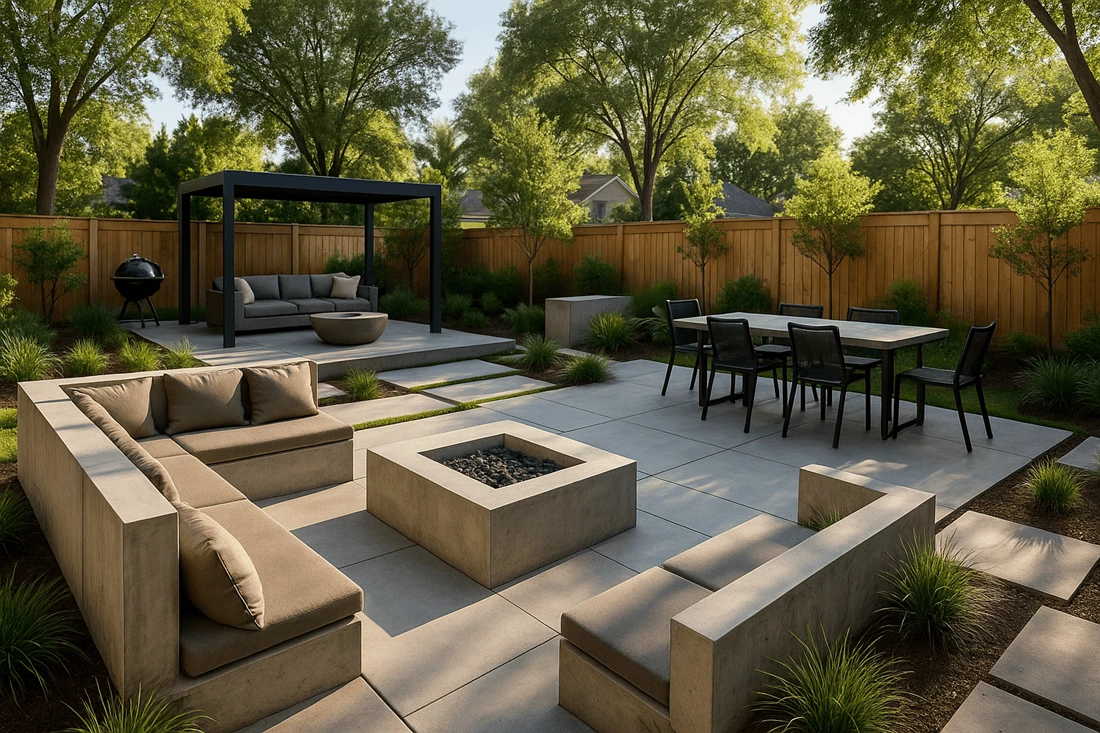 Designing Beautiful Outdoor Living Spaces with Concrete in Orlando