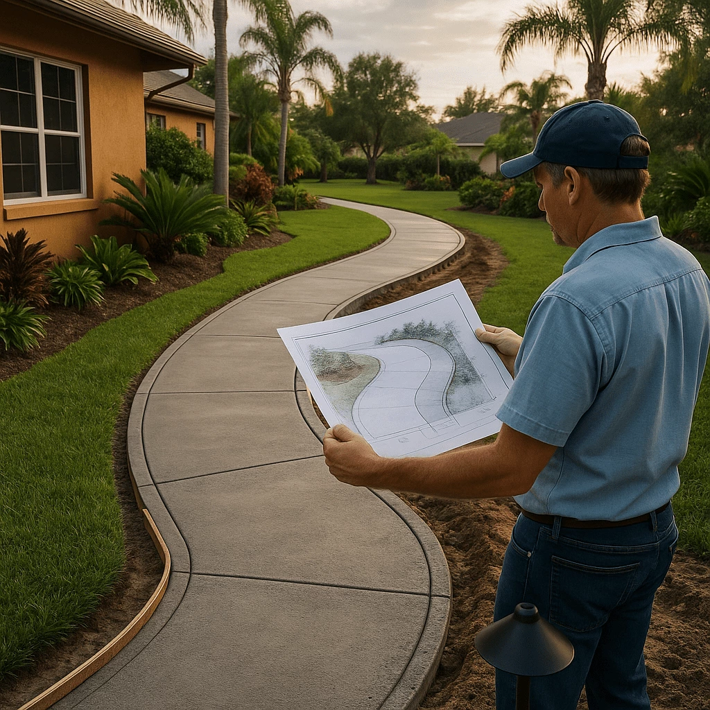 Planning a Concrete Walkway That Lasts in Central Florida
