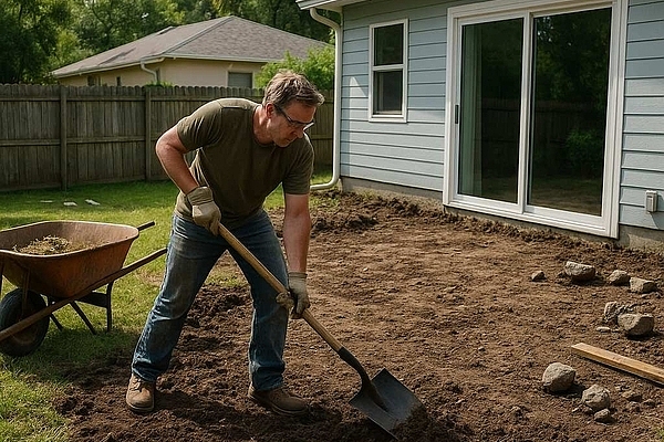 Getting Your Yard Ready for a Fresh Concrete Patio in Orlando
