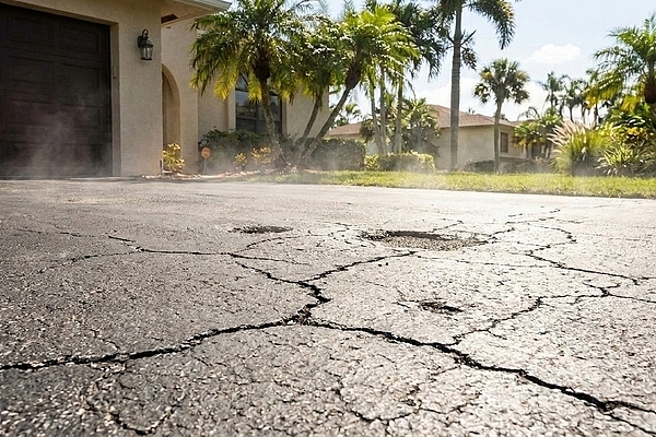 Do Cracked Driveways in Orlando Get Worse During Summer Heat?