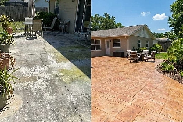 Do Faded Concrete Patios in Orlando Hurt Your Home's Appearance?